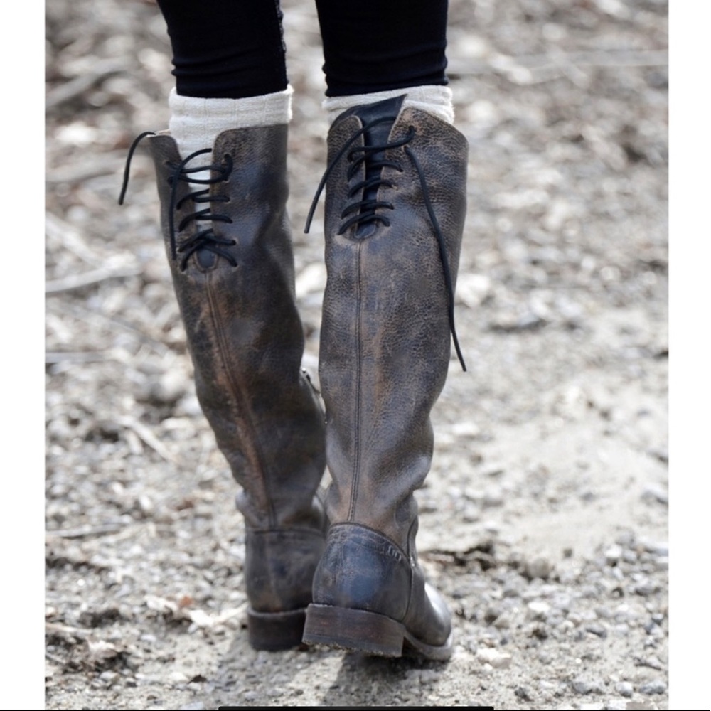 Bed Stu Manchester Tall Boot Black Lux